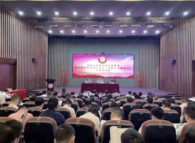 湖南省委組織部（兩新工委）組織的全省兩新黨建業(yè)務(wù)骨干暨兩新組織（非公有制經(jīng)濟(jì)組織和社會(huì)組織）黨組織書(shū)記、出資人（負(fù)責(zé)人）示范培訓(xùn)班